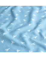 cotton jersey lobsters baby blue