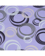 Cotton Jersey Abstract circles lilac