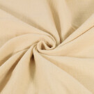 100x130cm cotton muslin solid cream/light yellow