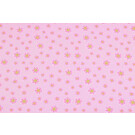 Cotton jersey flowers light pink