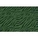 100x150 cm cotton jersey zebra green