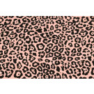 Cotton jersey leopard marl salmon