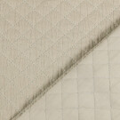Quilted muslin/voile little diamonds beige