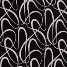 Jersey fabric discharge abstract black