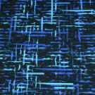 Jogging fabric digital printed stripes black/blue