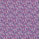 Cotton poplin Small flowers purple