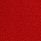 Cotton christmas dots red/gold
