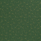 50x145 cm Cotton christmas stars green/gold