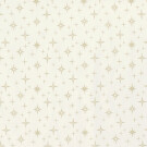50x145 cm Cotton christmas stars cream/gold