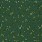 50x145 cm Cotton christmas decorations green/gold