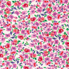 cotton jersey digital print flowers pink