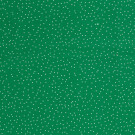 Cotton Poplin Printed Dots Green