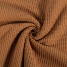 Waffle jersey jersey pecan brown Blooming Fabrics