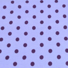 95x150 cm cotton jersey dots lilac/dark purple
