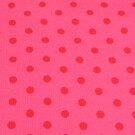 95x150 cm cotton jersey dots red/pink