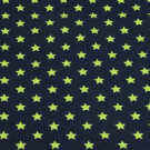 95x150 cm cotton jersey stars green/dark blue