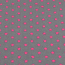 95x150 cm cotton jersey stars pink/gray