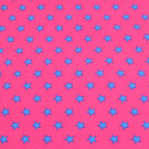 95x150 cm cotton jersey stars aqua/pink