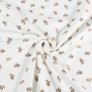 cotton jersey leaves offwhite