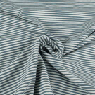 cotton jersey striped indigo/offwhite