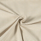 cotton jersey striped beige/offwhite