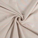 cotton jersey striped light pink/offwhite