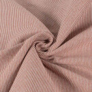 50x70 cm Cuffs striped 1mm old pink/offwhite