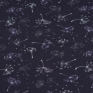 Cotton jersey dandelions dark purple