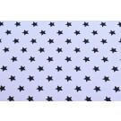 95x150 cm cotton jersey stars light blue/navy
