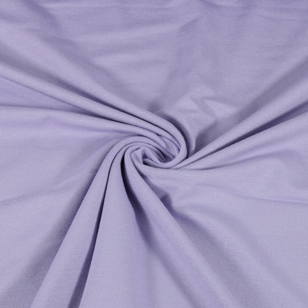 Viscose jersey solid light lilac