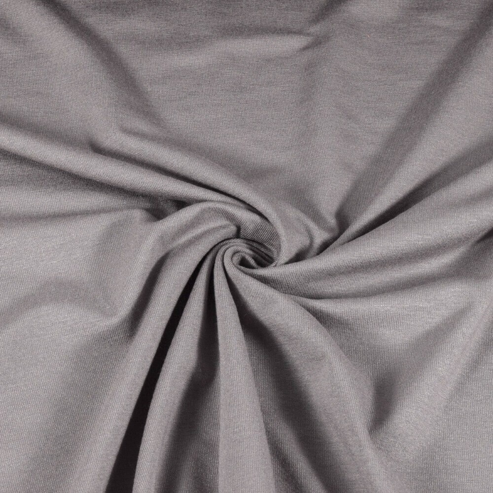 Viscose jersey solid grey