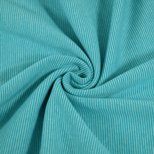 Cuffs striped 1mm turquoise